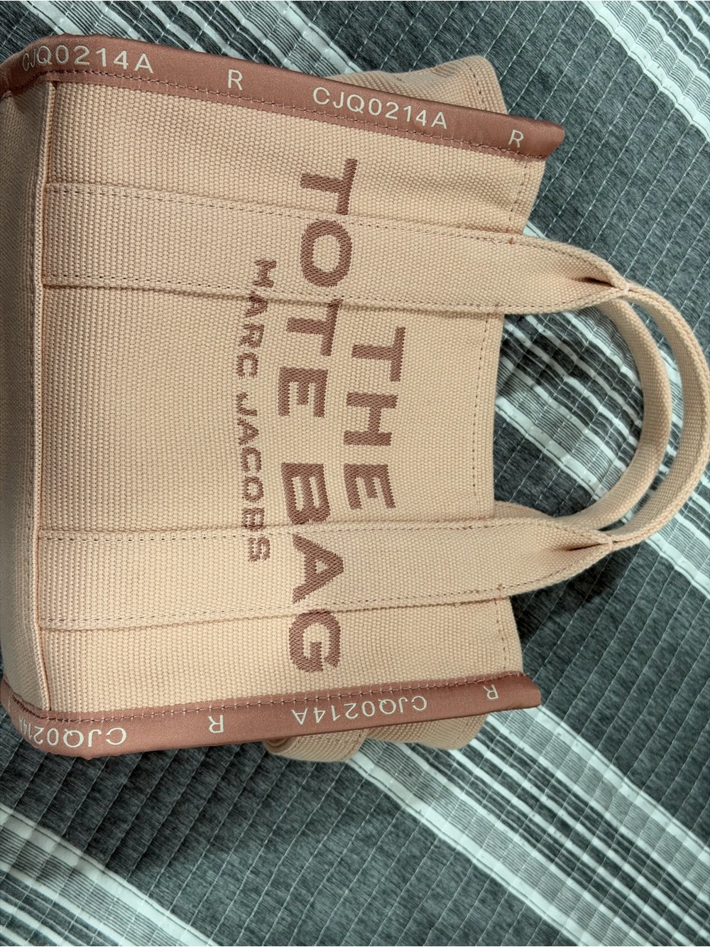 Marc Jacobs Peach-Pink Canvas Tote
